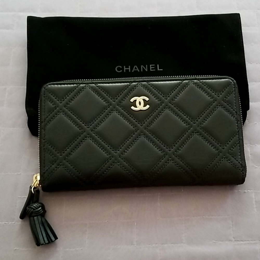 Chanel Large Lambskin Wallet Organizer